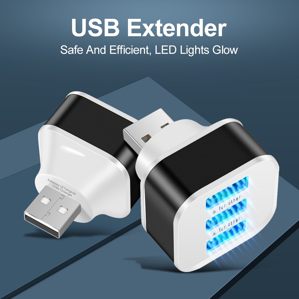 Laptop Charger - Adaptador de slots USB de 3