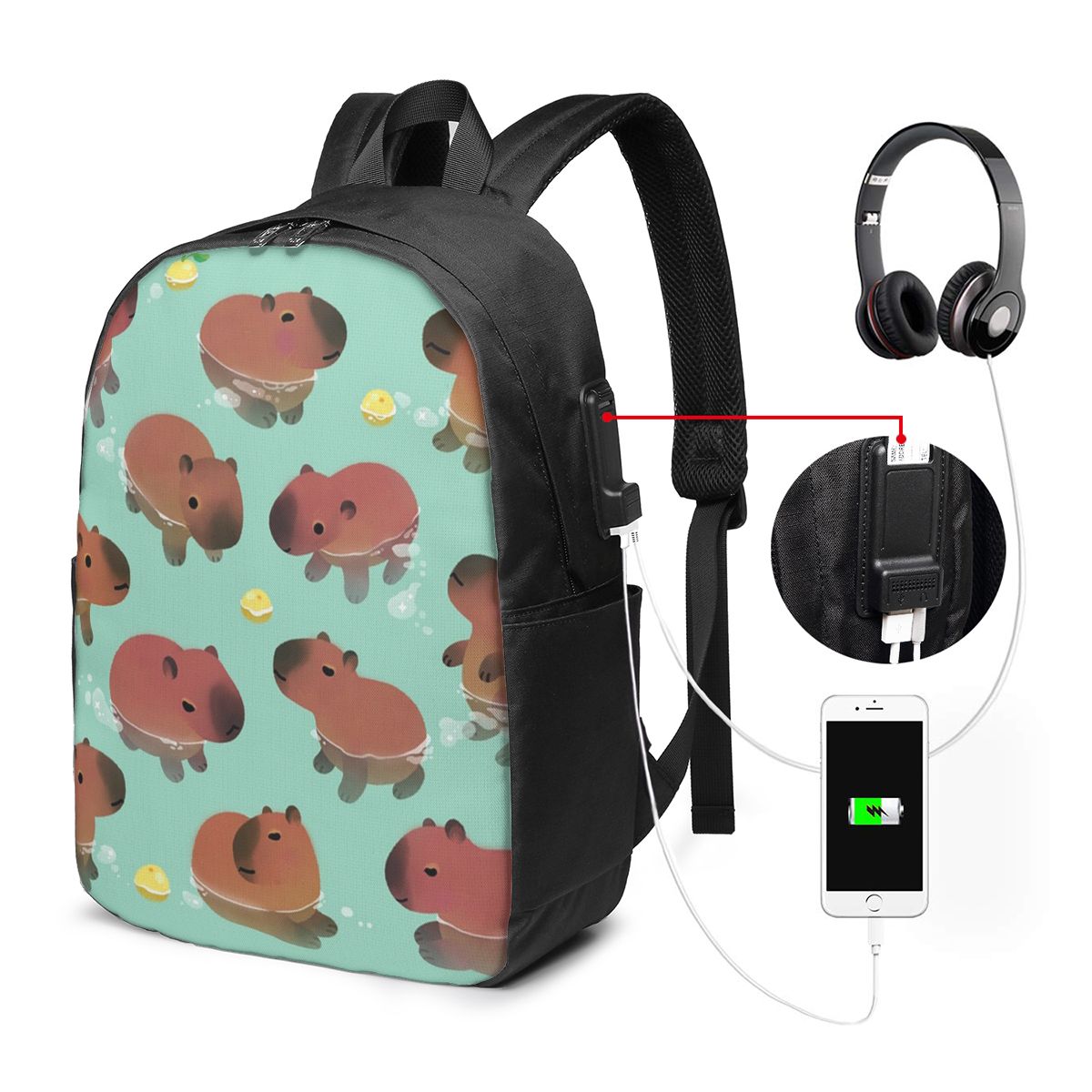 Mochila com estampa de animal  - Laptop Bag avaliação e preço