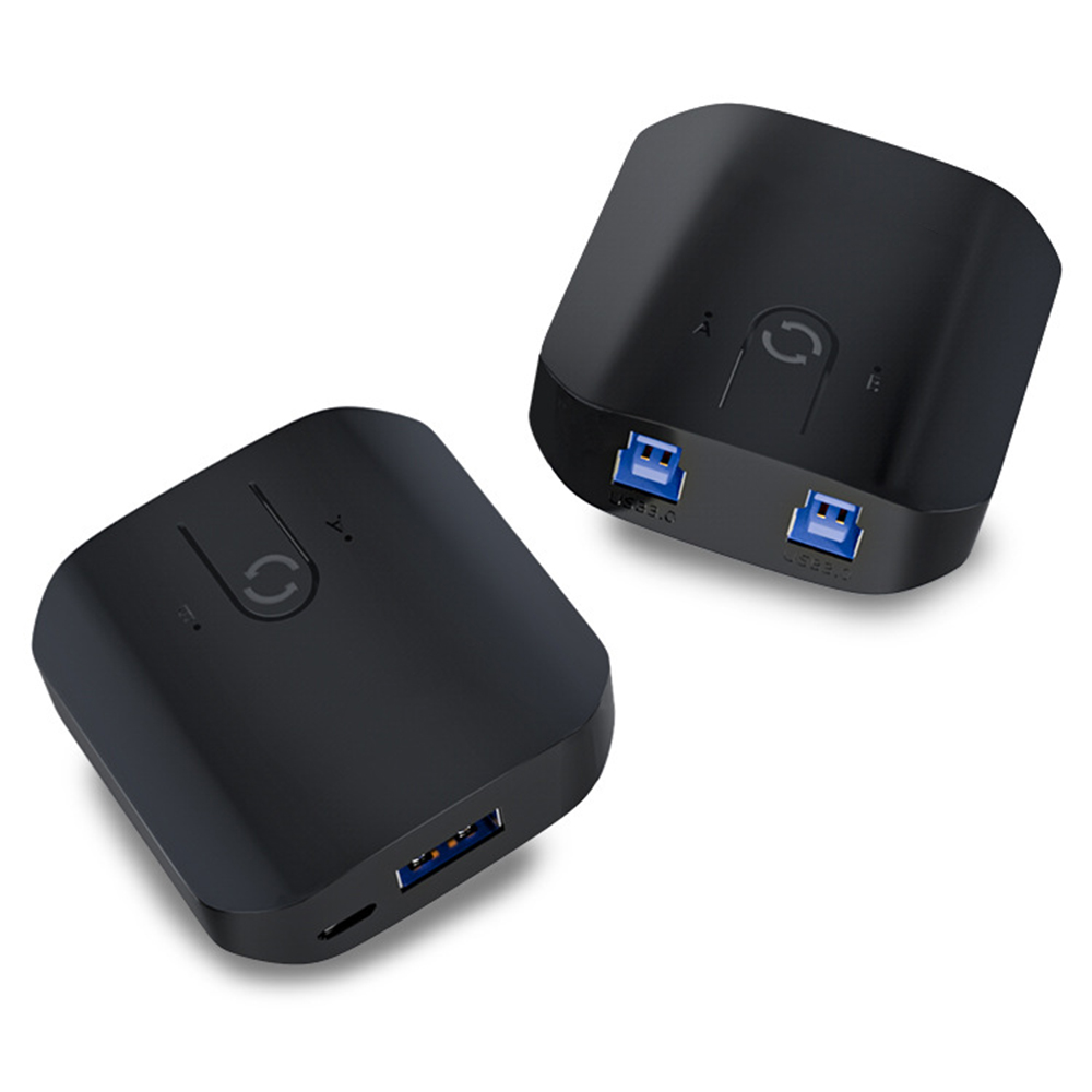 Dual USB 2.0 KVM Switch Box, 2 - Laptop Mouse avaliação e preço