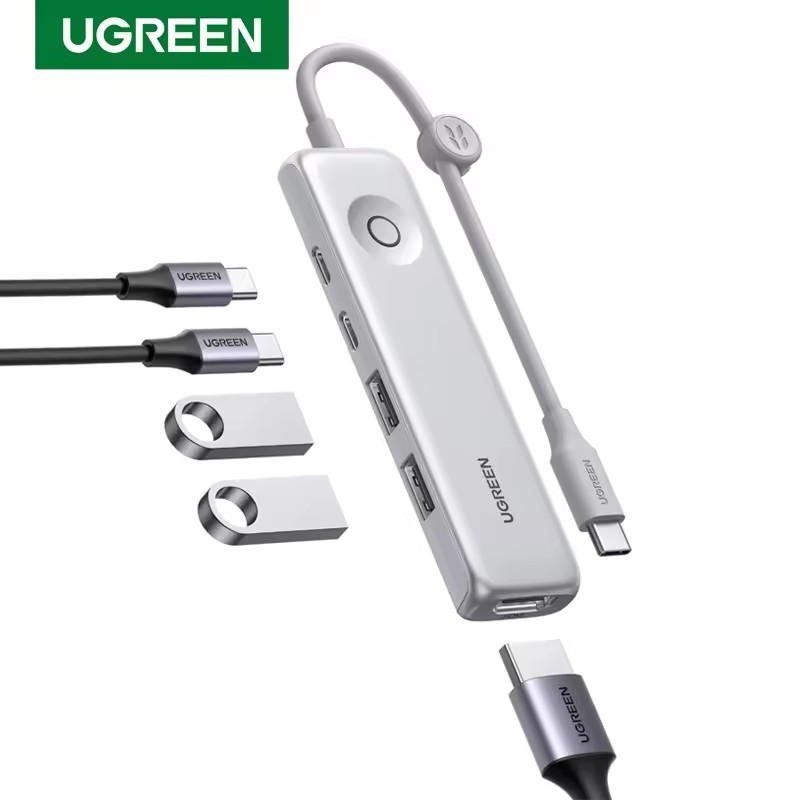 Hub USB-C UGREEN 5 em 1 Revodo - Usb C Hub avaliação e preço