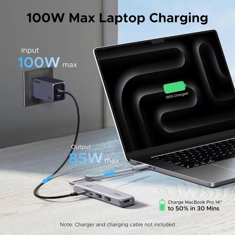 Hub USB-C UGREEN 5 em 1 Revodo - Usb C Hub avaliação e preço